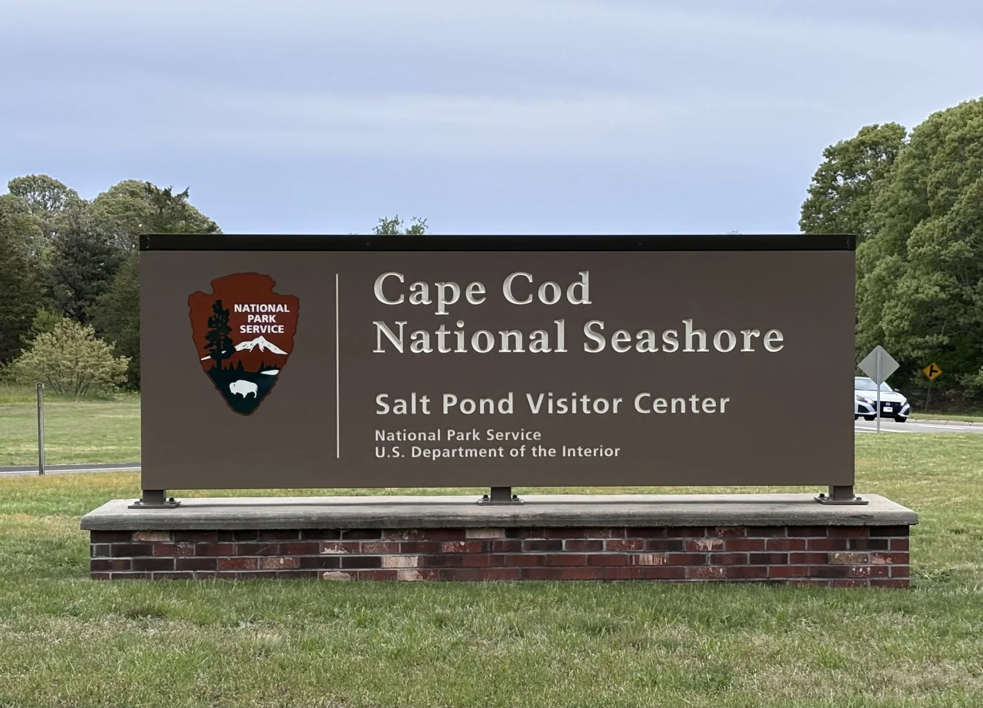 Cape Cod National Seashore sign at Salt Pond Visitor Center